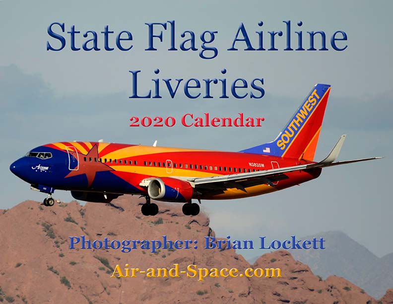 Lockett Books Calendar Catalog: State Flag Airline Liveries